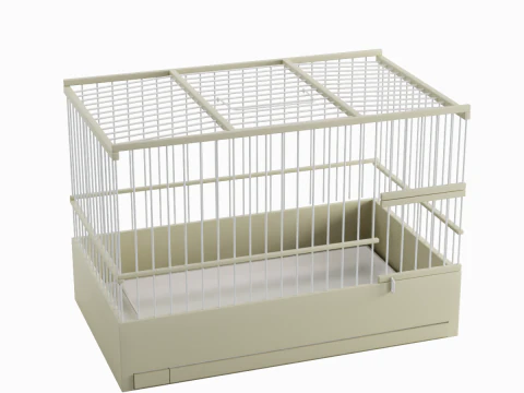 Small Birdcage 01 3D Model