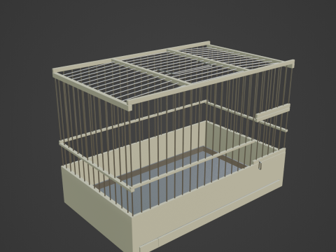 Small Birdcage 01 3D 모델