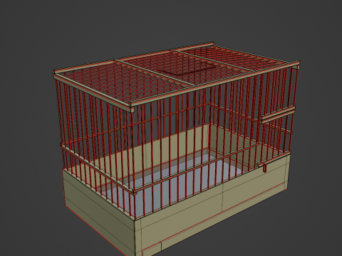 Small Birdcage 02 3D 모델