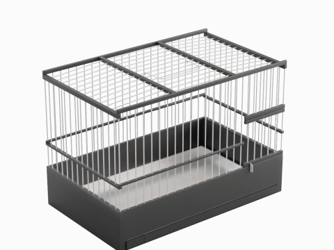 Small Birdcage 03 3D Model