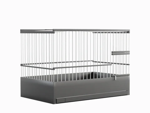 Small Birdcage 03 3D Model