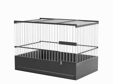 Small Birdcage 03 3D Model