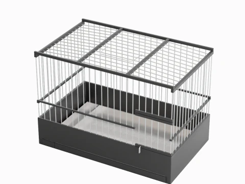 Small Birdcage 03 3D Model
