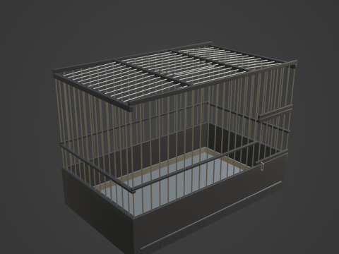 Small Birdcage 03 3Dモデル