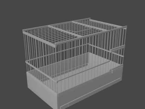 Small Birdcage 03 3D Model