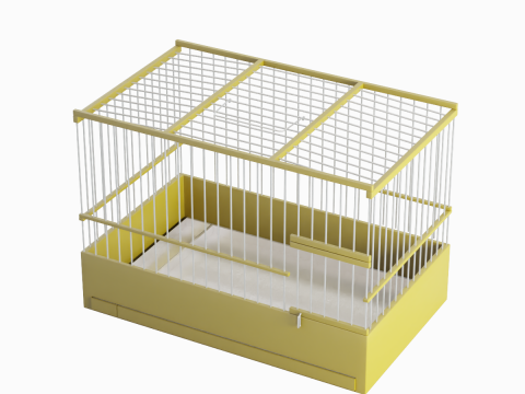 Small Birdcage 04 3Dモデル