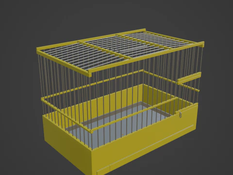 Small Birdcage 04 3D Model