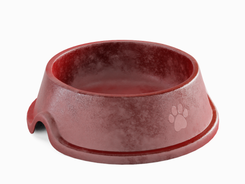 Used Metal Dog Bowl 02 3D Модель