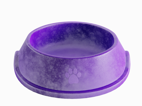 Used Metal Dog Bowl 03 Modelo 3D