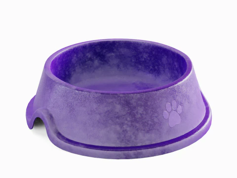 Used Metal Dog Bowl 03 3D Model