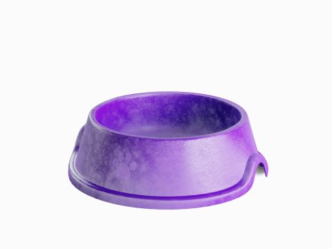 Used Metal Dog Bowl 03 Modelo 3D