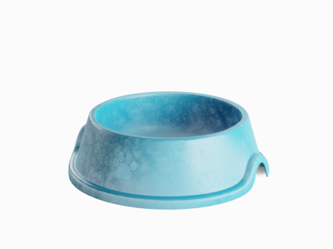 Used Metal Dog Bowl 04 3Dモデル