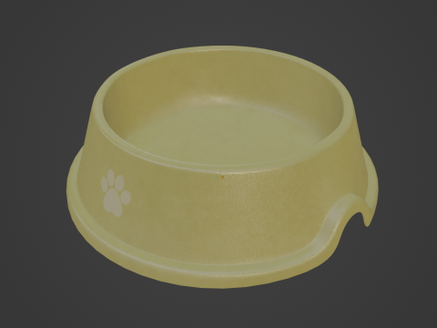 Used Metal Dog Bowl 05 Modèle 3D