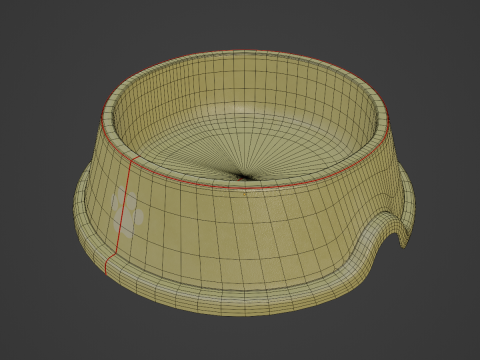 Used Metal Dog Bowl 05 Modèle 3D