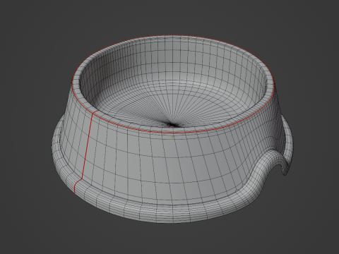 Used Metal Dog Bowl 05 Modèle 3D