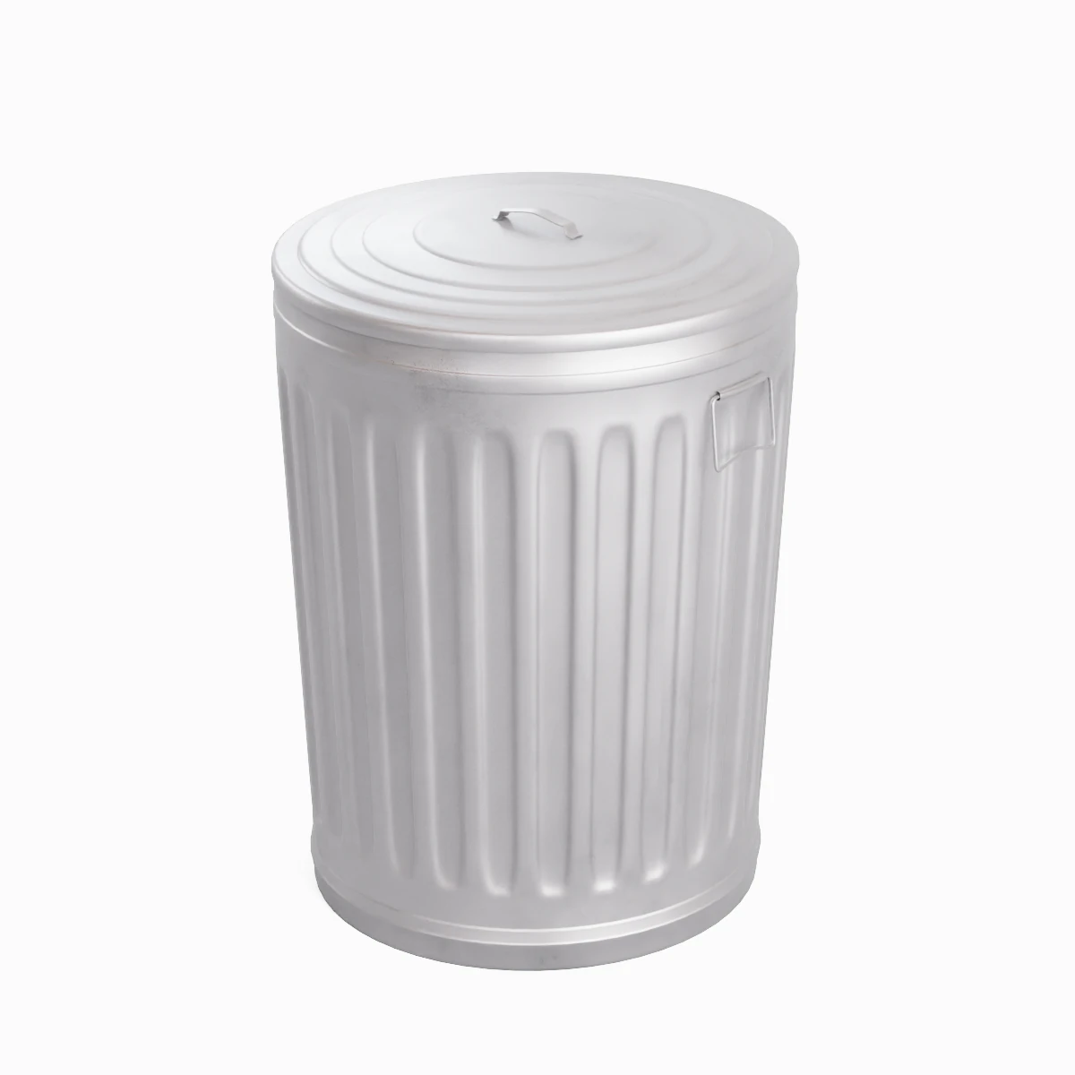 Steel Trash Can 07 3D Model .c4d .max .obj .3ds .fbx .stl .blend 