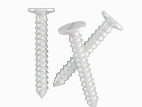 Aluminium Screw 01 3Dモデル