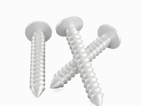 Aluminium Screw 01 3Dモデル