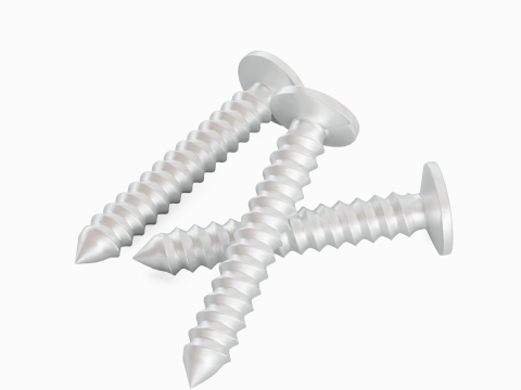 Aluminium Screw 01 3Dモデル
