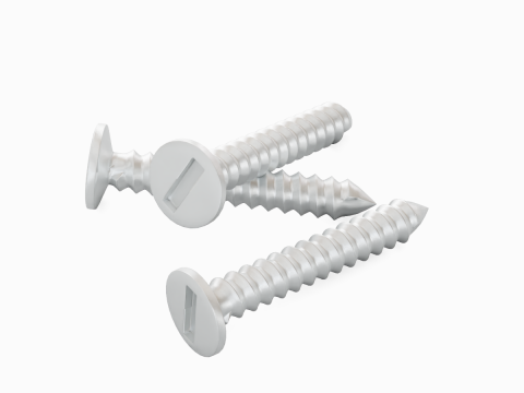 Aluminium Screw 01 3Dモデル