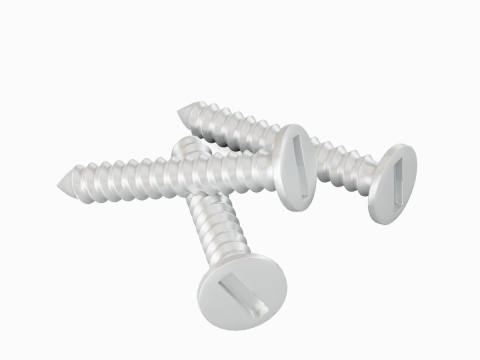 Aluminium Screw 01 3Dモデル