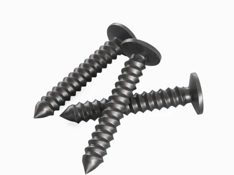 Aluminium Screw 02 3D Model