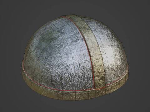 Medieval Helmet 01 3D Model