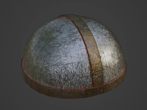 Medieval Helmet 02 3D Model