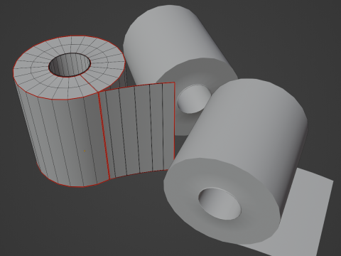 Toilet Papers 02 3Dモデル