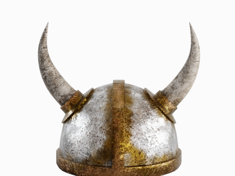 Viking Helmet 01 Model 3D