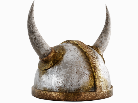 Viking Helmet 01 Model 3D