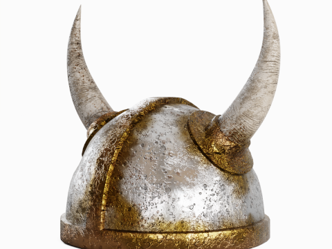 Viking Helmet 01 Model 3D