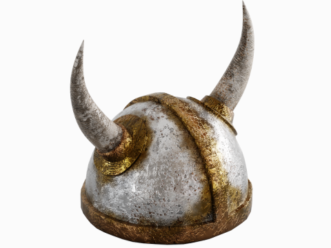 Viking Helmet 01 Model 3D