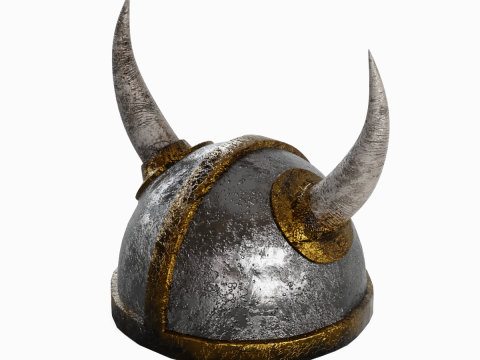Viking Helmet 02 3D Model