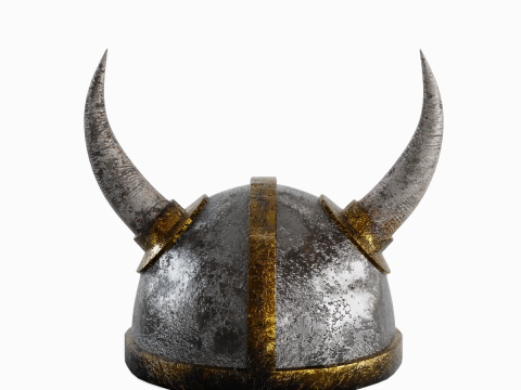 Viking Helmet 02 Modelo 3D