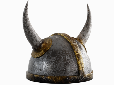 Viking Helmet 02 Modelo 3D