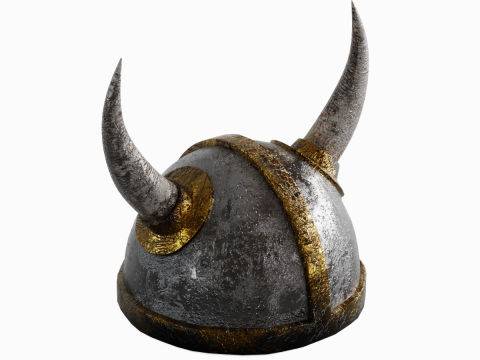 Viking Helmet 02 Modelo 3D