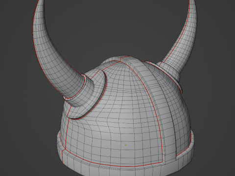 Viking Helmet 02 Modelo 3D