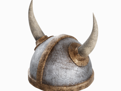 Viking Helmet 03 3D Model