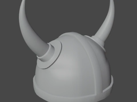 Viking Helmet 03 3D Model