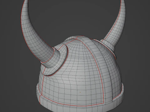 Viking Helmet 03 3D Model