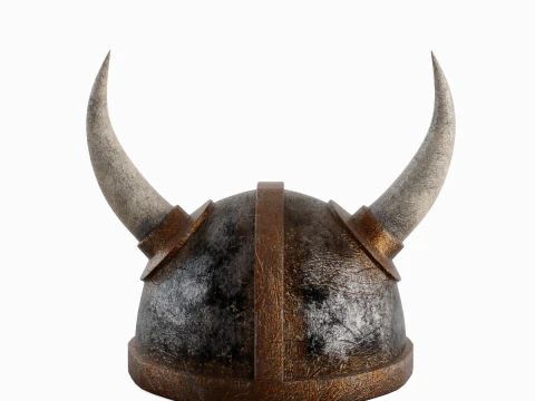 Viking Helmet 04 3D Model