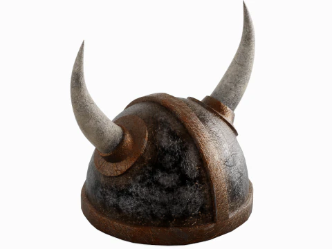 Viking Helmet 04 3D Model