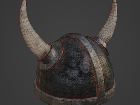 Viking Helmet 05 3Dモデル