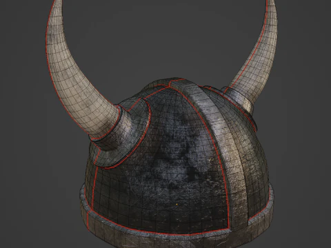 Viking Helmet 05 3D Model