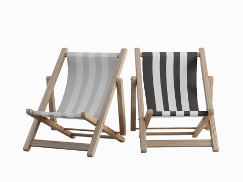 Beach Chair Deck 06 3Dモデル