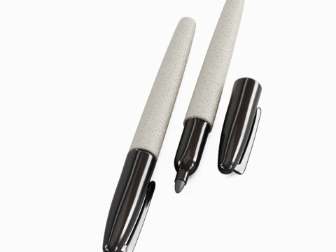 Fine Point Marker 02 3D Model
