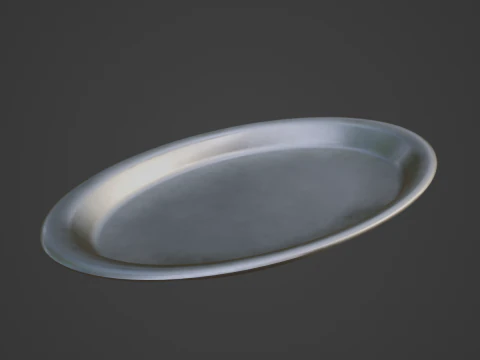 Steel Plate B 01 3D Model