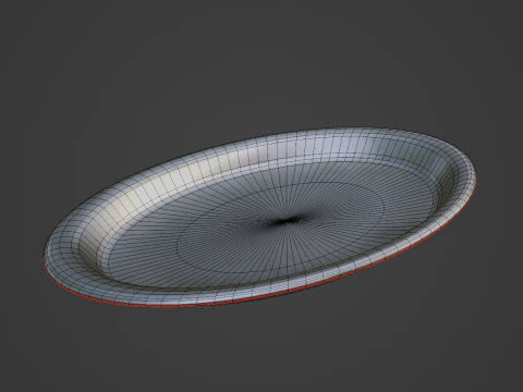 Steel Plate B 01 3D Model