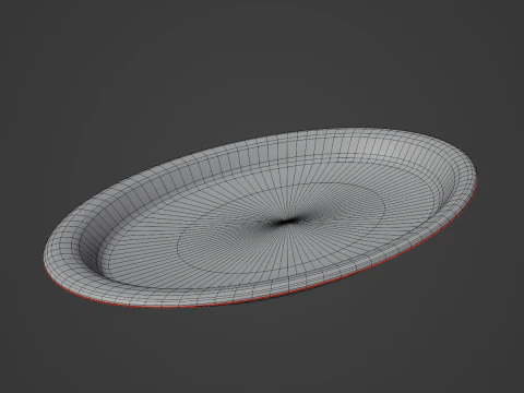Steel Plate B 01 3D Model